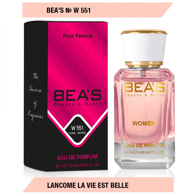Парфюм Beas Lancome La Vie Est Belle 50 ml for women арт. W 551 Парфюм Beas Lancome La Vie Est Belle 50 ml for women арт. W 551