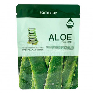 Тканевая маска для лица с экстрактом алоэ FarmStay Aloe Mask 23 мл