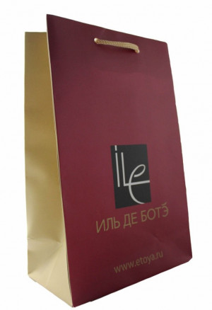 Подарочный пакет Иль Де Боте 15х20см
