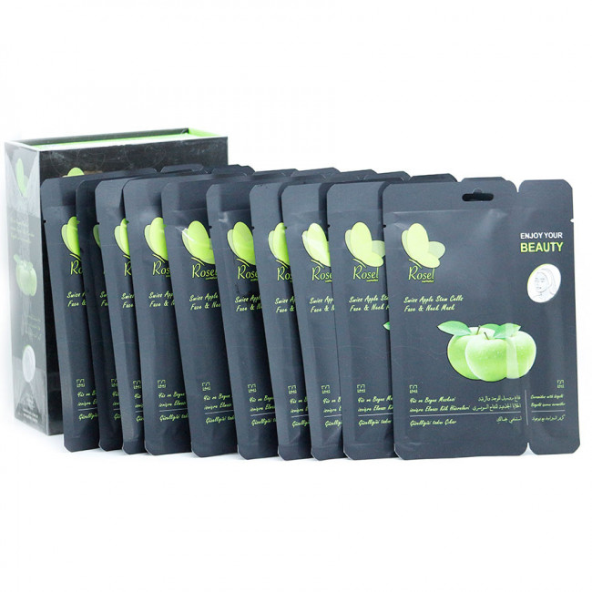 Маски для лица Rosel Cosmetics Swiss Apple Stem Cells Face Маски для лица Rosel Cosmetics Swiss Apple Stem Cells Face