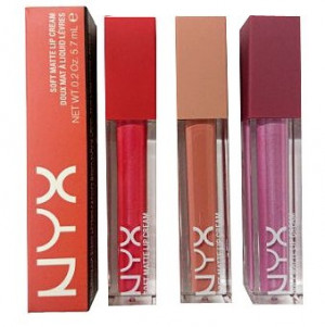 Жидкая помада NYX "Soft matte lip cream" (12шт) 5.7 ml NEW
