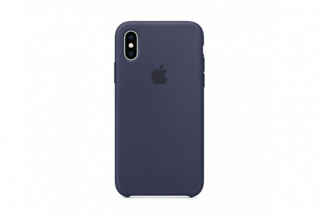 Силиконовый чехол для iPhone XR Silicone Case Midnight Blue