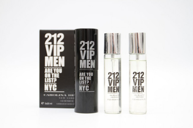 Туалетная вода 3*20 ml Carolina Herrera "212 Vip Men"