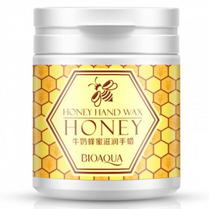 Парафиновая маска-пленка для рук BIOAQUA Honey Hand Wax Mask  (170г.)  2751