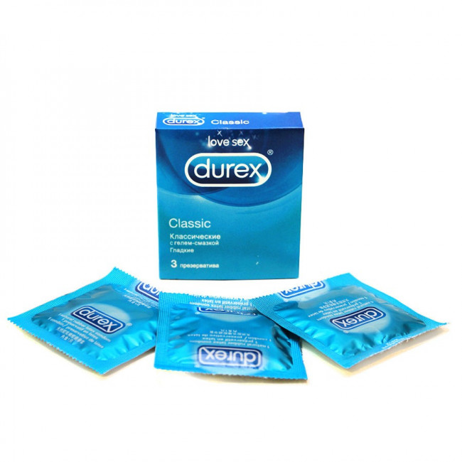Презервативы DUREX Classic, Классические - 3 шт.