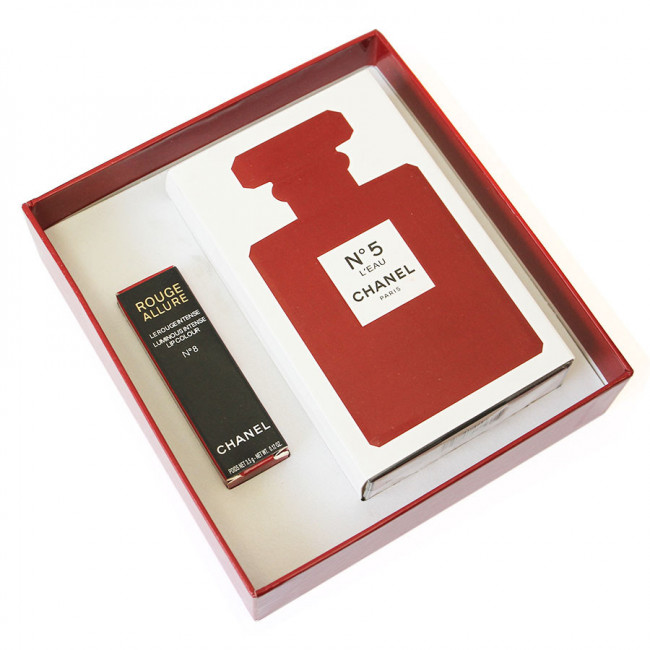 Набор Chanel Парфюм N°5 100 ml + Губная помада Rouge Allure (new) Набор Chanel Парфюм N°5 100 ml + Губная помада Rouge Allure (new)