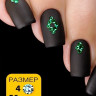 Стразы Esmalte 50 шт. размер 4 изумруд