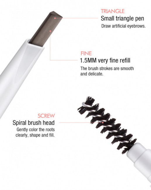 O.TWO.O Карандаш для бровей выдвижной арт. SC014 #03 grayish brown 0.12 g. O.TWO.O Карандаш для бровей выдвижной арт. SC014 #03 grayish brown 0.12 g.