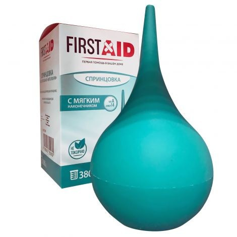 First Aid спринцовка пластизольная А14 380 ml First Aid спринцовка пластизольная А14 380 ml