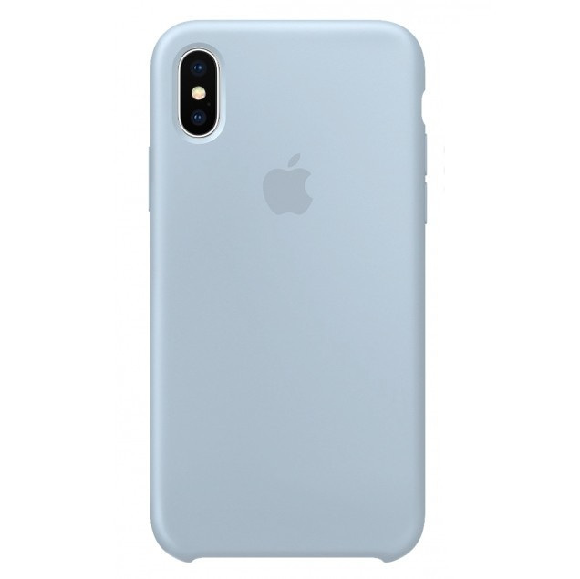 Силиконовый чехол для iPhone XR (Светло-Голубой)
