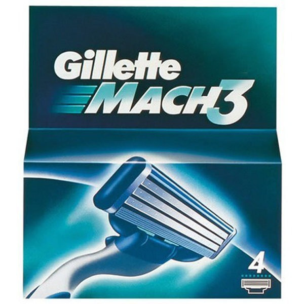 Лезвия для бритья Mach3 (4шт.)