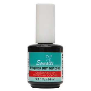 Топ покрытие на гелевой UV основе Esmalte UV Quick Dry Top Coat 16 мл