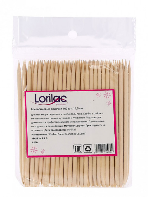 Апельсиновые палочки Lorilac 100 шт. 11,5 см Апельсиновые палочки Lorilac 100 шт. 11,5 см