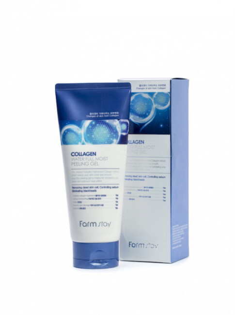 Пилинг отшелушивающий с коллагеном FarmStay Collagen Water Full Moist Peeling Gel 180 ml