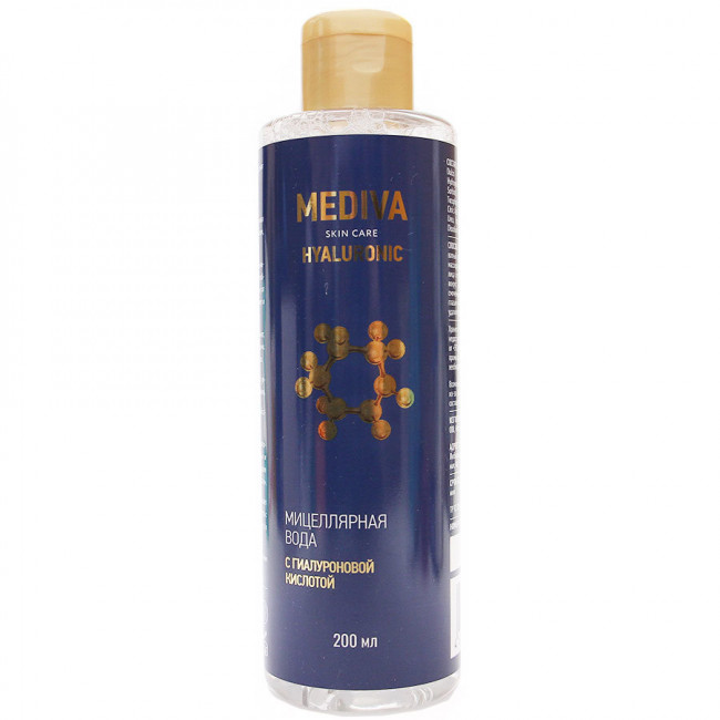 Mediva мицеллярная вода с гиалуроновой кислотой 200 ml