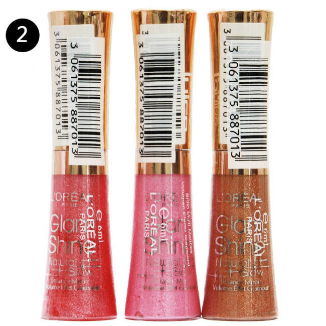 Блеск для губ Loreal Glam Shine (3шт) Блеск для губ Loreal Glam Shine (3шт)