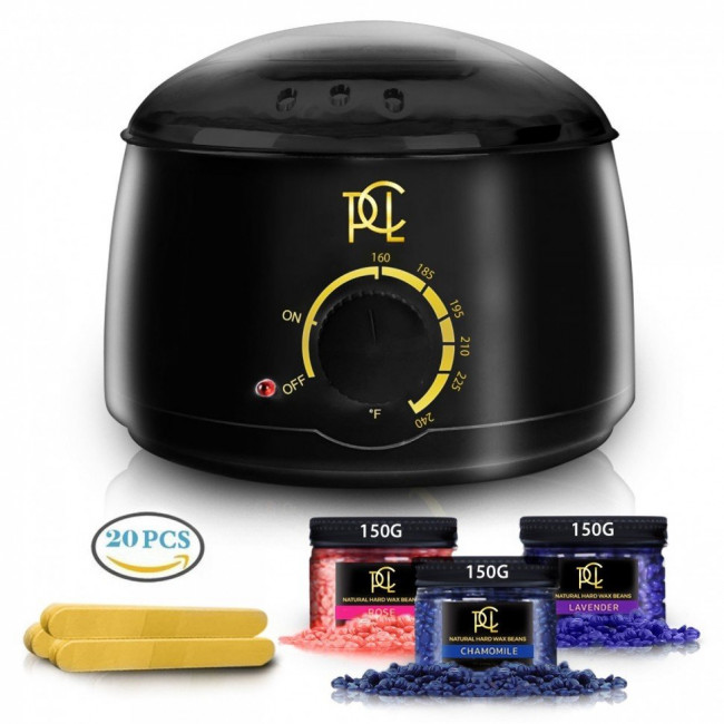 Набор для удаления волос Pure clean love wax warmer (с твердыми восковыми бобами и восковыми аппликаторами)