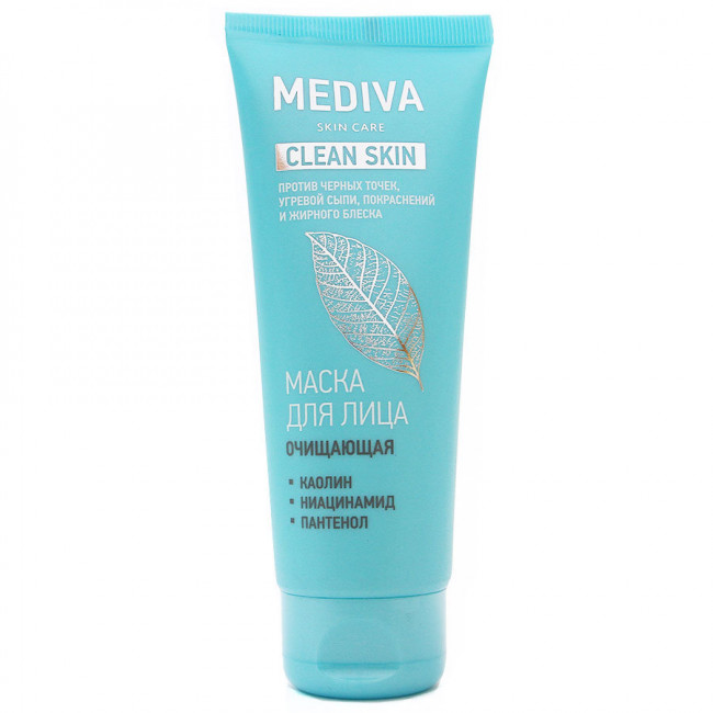 MEDIVA маска для лица Clean Skin Очищающая 75 ml