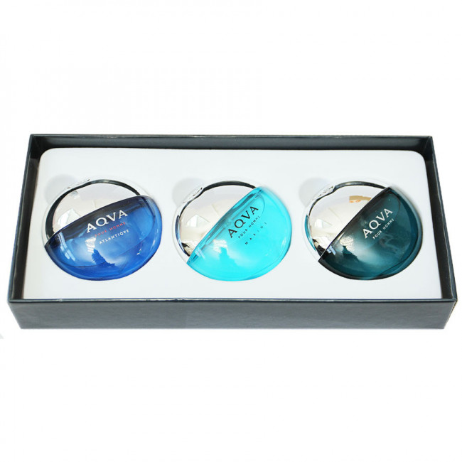 Подарочный набор Bvlgari Aqva pour homme 3 x 25 ml