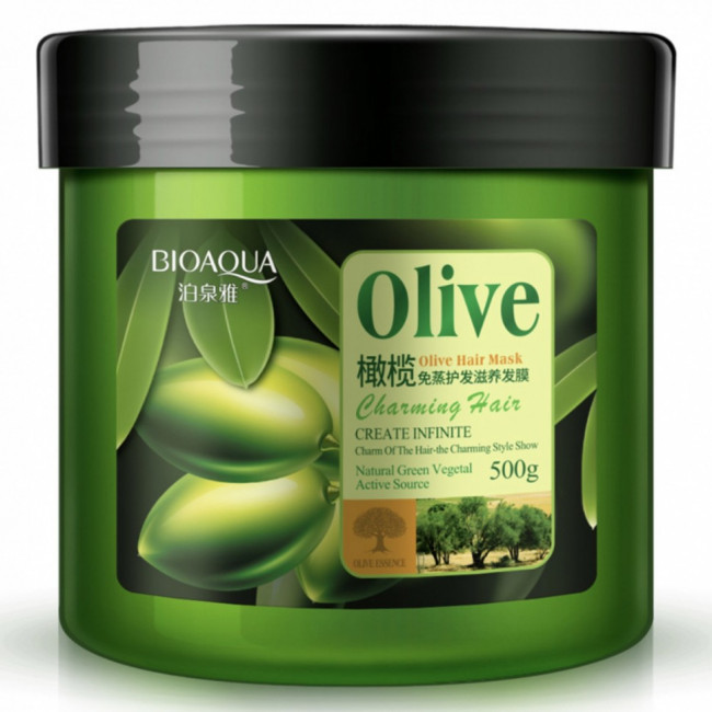 BIOAQUA Olive Маска для волос с оливковым маслом, 500ml