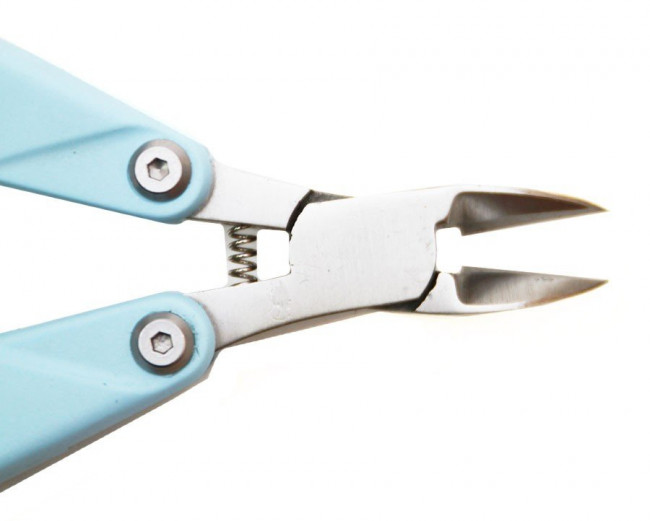 Кусачки педикюрные (бирюзовые) в коробке