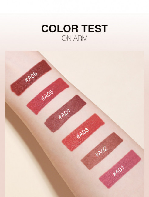 Матовая губная помада O.TWO.O арт. YJ002 #A06 Матовая губная помада O.TWO.O арт. YJ002 #A06