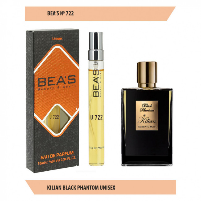 Компактный парфюм Beas U 722 K. Black Phantom unisex 10 ml