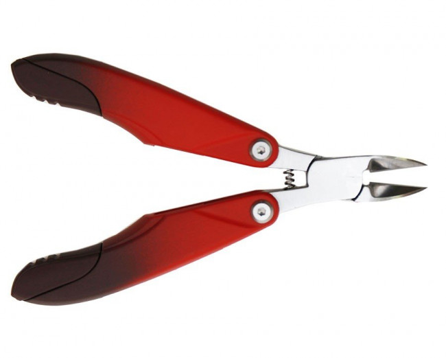 Кусачки педикюрные (красные) в коробке