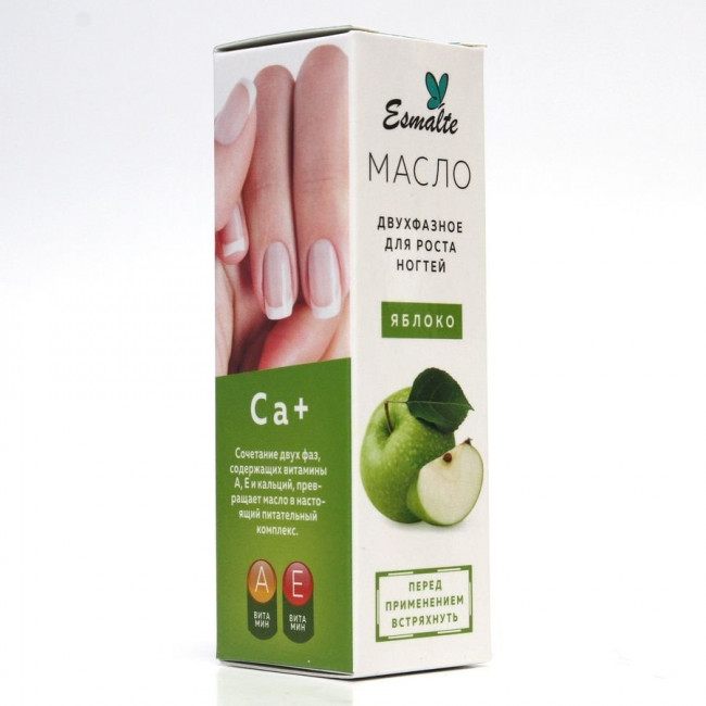 Двухфазное укрепляющее масло для ногтей Esmalte 15 ml. Яблоко Двухфазное укрепляющее масло для ногтей Esmalte 15 ml. Яблоко