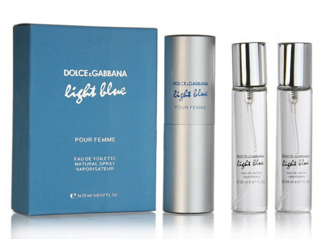 Туалетная вода 3*20 мл Dolce And Gabbana "Light Blue"
