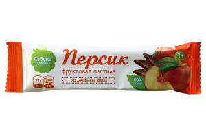 Азбука Здоровья пастила фруктовая (Персик), 27g