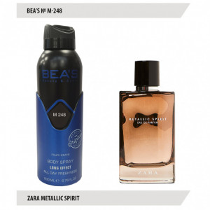 Дезодорант Beas Zara Metallic Spirit Men 200 ml арт. M 248 Дезодорант Beas Zara Metallic Spirit Men 200 ml арт. M 248