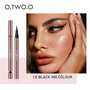 Подводка для глаз O.TWO.O Ink Color waterproof eyeliner pen (арт 1008) №1.0 Black