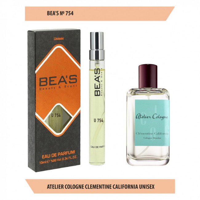 Компактный парфюм Beas U 754 Atelier Cologne Clementine California unisex 10 ml Компактный парфюм Beas U 754 Atelier Cologne Clementine California unisex 10 ml