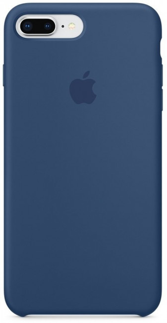Силиконовый чехол для iPhone 7/8 Plus -Тёмный кобальт (Blue Cobalt)