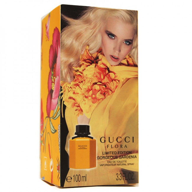 Gucci "Flora by Gucci Gorgeous Gardenia Limited Editioin" EDT 100ml (желтая)