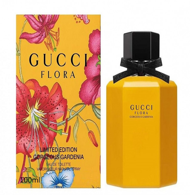 Gucci "Flora by Gucci Gorgeous Gardenia Limited Editioin" EDT 100ml (желтая)