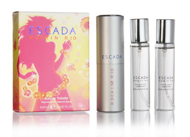 Туалетная вода 3*20 ml Escada "Rockin' Rio"