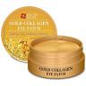 Гидрогелевые патчи для области вокруг глаз с золотом и коллагеном SNP Gold Collagen Eye Patch 60 шт