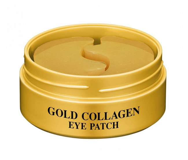 Гидрогелевые патчи для области вокруг глаз с золотом и коллагеном SNP Gold Collagen Eye Patch 60 шт