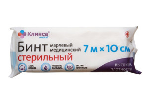 Бинт марлевый Клинса 7м х 10см