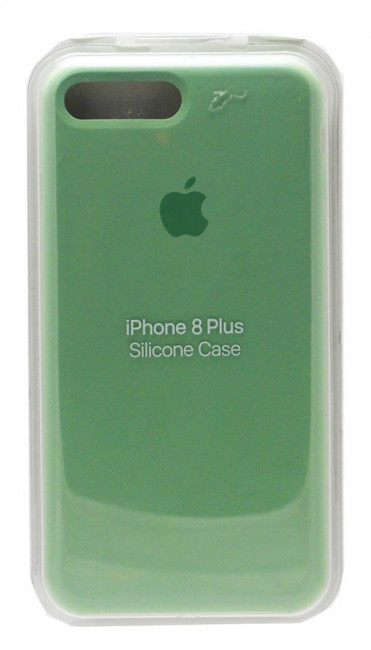 Силиконовый чехол для iPhone 7/8 Plus зеленый
