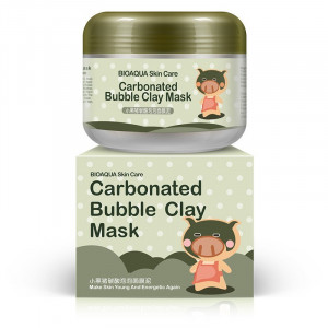 Кислородная маска с глиной Bioaqua "Carbonated Bubble Clay Mask" 100g