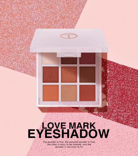 Тени для век 9 цветов O.TWO.O арт. YJ001 №01 10 g. Тени для век 9 цветов O.TWO.O арт. YJ001 №01 10 g.