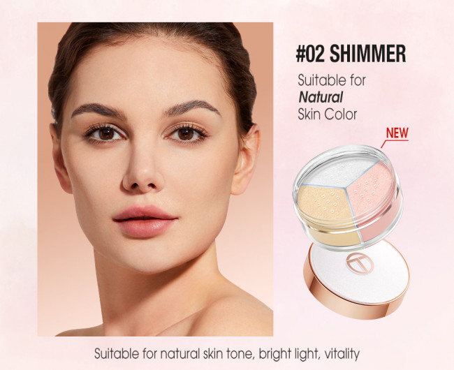 Трехцветная рассыпчатая пудра O.TWO.O арт. SC053 №2 - 9 гр Трехцветная рассыпчатая пудра O.TWO.O арт. SC053 №2 - 9 гр