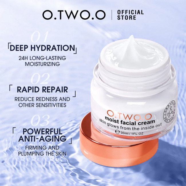 O.TWO.O Дневной увлажняющий крем Skin Care Day Cream Moist Facial Cream Moisturizing Refreshing Day Cream FC002