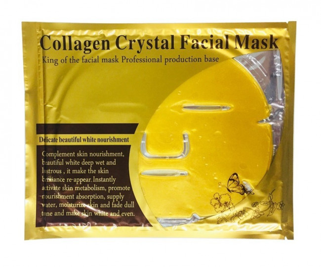 Коллагеновая маска для лица Collagen Crystal Facial Mask 60g (золотая)