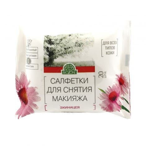 Биован салфетки для снятия макияжа влажные гигиенические №20