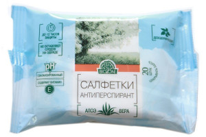 Биозон Мен салфетки антиперспирант для чувствительной кожи 20 шт