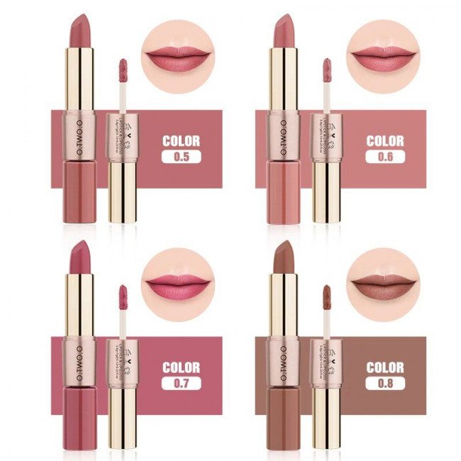 Матовая губная помада O.TWO.O Rose Gold 2in1 3.5g (арт. N9107B)